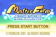 怪兽农场A Monster Farm Advance(JP)(Tecmo)(64Mb)